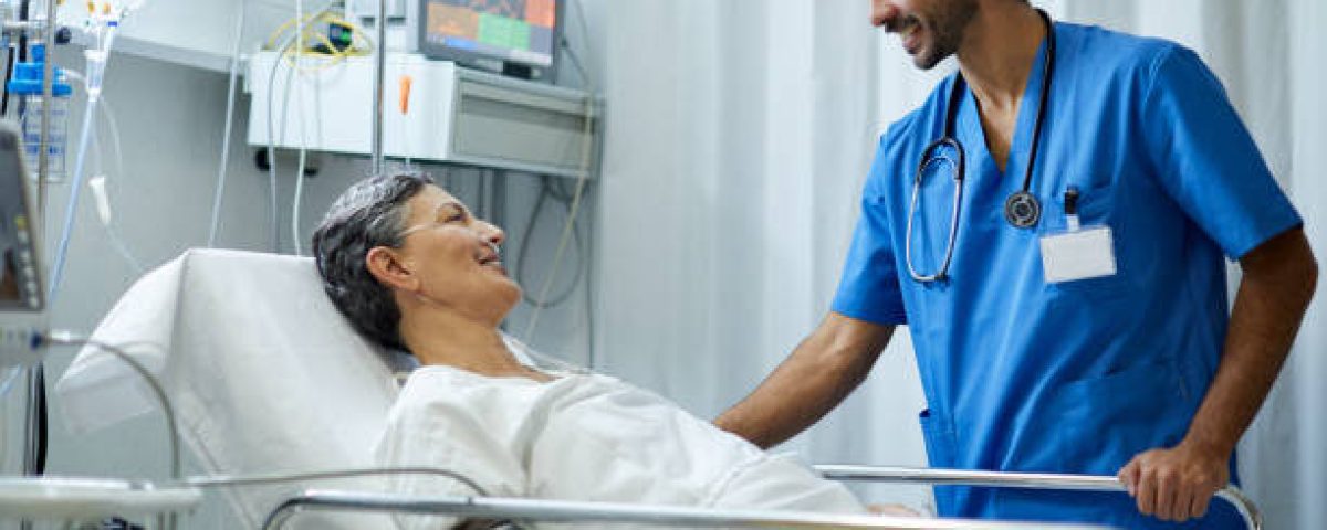 Hospital health care and medicine.